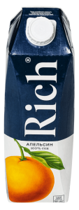 Нектар Рич Апельсин т/пак 1л*12